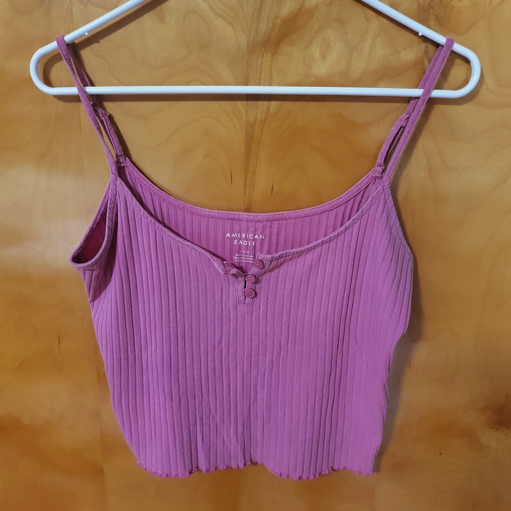 American Eagle Crop Cami Top Large